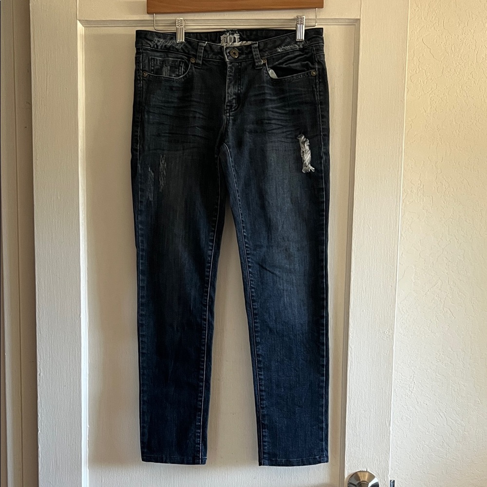 Women's Distressed Blue Jeans Size 4